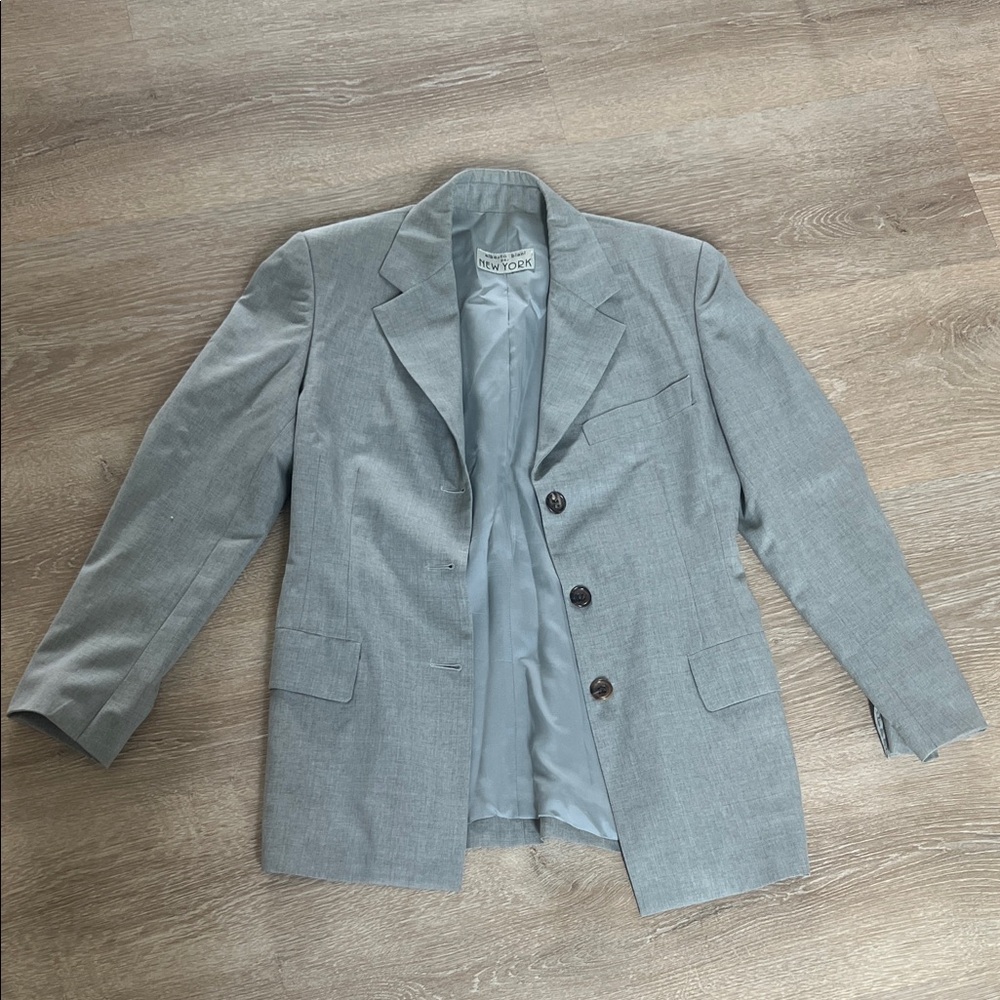 Alberto Biani per New York Light Gray Blazer